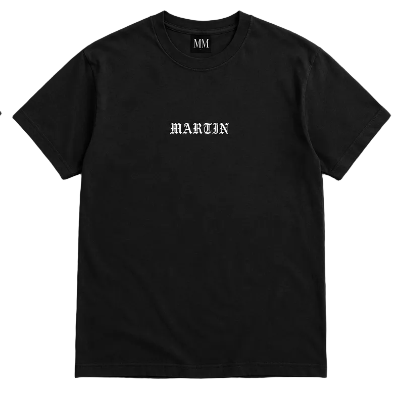 MARTIN Center Chest Gothic Tee